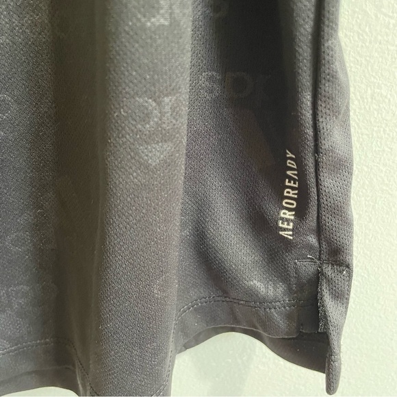 Adidas Running Tank Top Black 2XS Holographic Style Logo Reflective Back Women’s - Picture 5 of 11